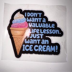 *Free with Purchase* Bluey Ice Cream Sticker